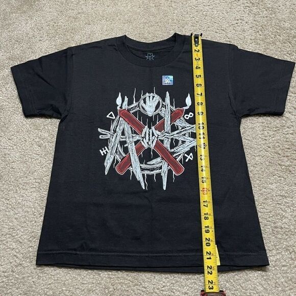 WWE Authentic NXT Aleister Black Short Sleeve T Shirt Youth Small - Picture 7 of 10